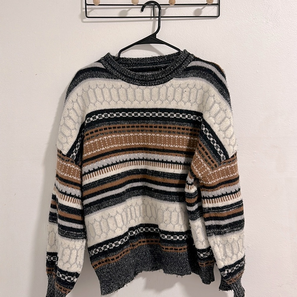 Oversized cozy sweater